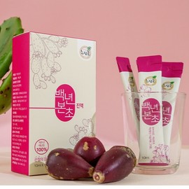 Jeju Island Purundeul Baeknyeon Herb Baeknyeon Herb Extract Stick 10 packs / 제주도 푸른들 백년본초 백년초진액 스틱 10포