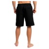 Lonsdale Herren Beachshorts Normale Passform Ventnor, Black/Red/White, S