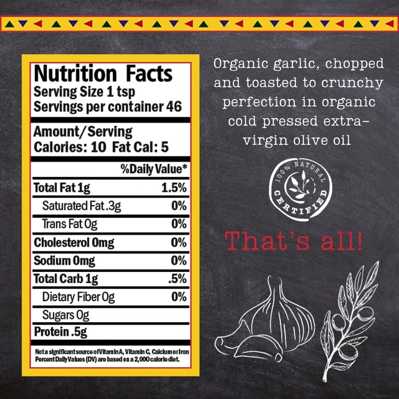 Garlic Gold Toasted Nuggets, Crunchy Roasted Garlic Seasoning, USDA Certified