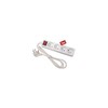 Perel eb4s-3 Power Strip 4 Sockets with Switch/Cable 3 m