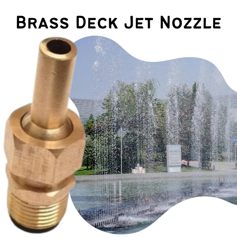 Southeastern Accessory 4 Pack Swimming Pool Spa Brass Deck Jet