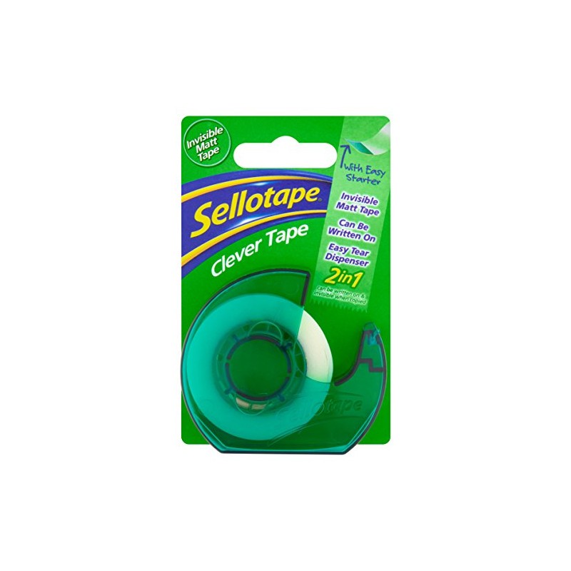 Sellotape Clever Tape Dispenser - 18 mm x 25 m