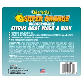 STAR BRITE Super Orange Citrus Boat Wash & Wax - 1 GAL (094600N)