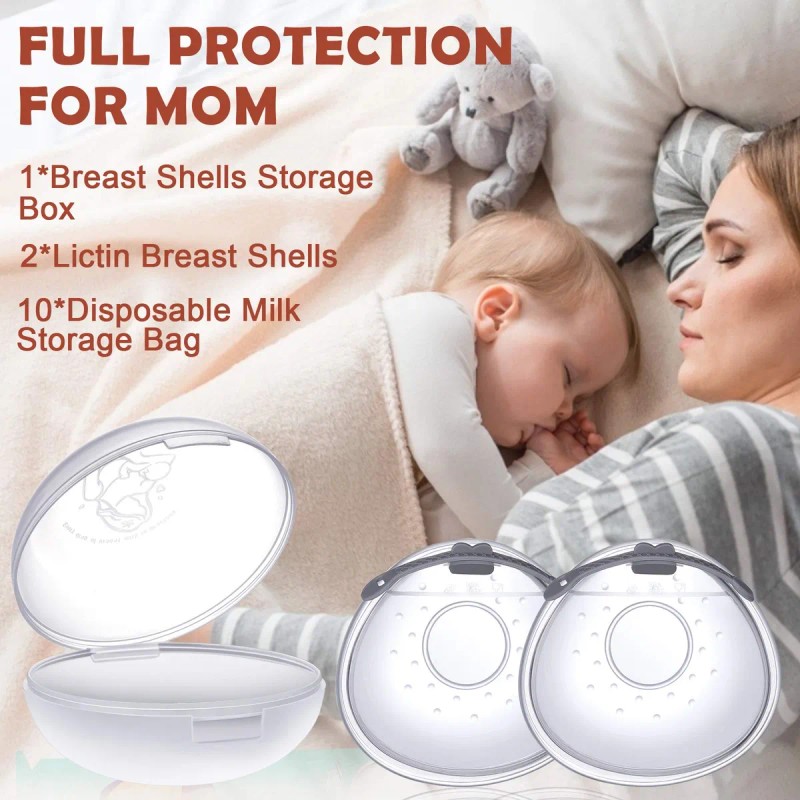 Protector Para Pezón Silicona Discos Lactancia Y Bolsas Alma Talla