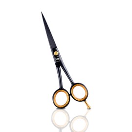 Professional Barber Hair Scissors for Hair Cutting Premium 6. Inch High Carbon Stainless Steel, Razor Edge Blades, Fine Adjustment for Salons, Barbers, Men, Women, Kids, and Pets by METALICC BEAUTY