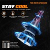 SHENKENUO 4x H7 H11B LED Headlight Bulbs Kit High Low