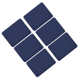 MECCANIXITY 6Pcs Iron on Patches Fabric Repair Patches Iron-On Mending Fabric Navy Blue 4.9"x3.7" for Clothes Repair, Pants, Bags Hole Repairing and Decoration