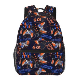 VTHXLOI Game Kids Backpack for Boys School Backpack Laptop Backpack Travel Hiking Camping Work Computer Back Packs School Gifts