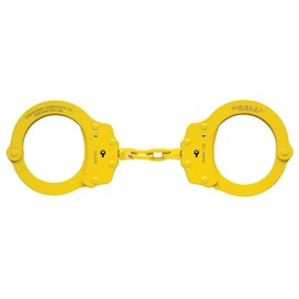 Peerless Handcuffs Company 752B Oversize Chain Link Handcuff, Yellow
