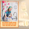 24 Pack Bamboo Dish Scrub Brushes Set Kitchen Brushes Scrubber