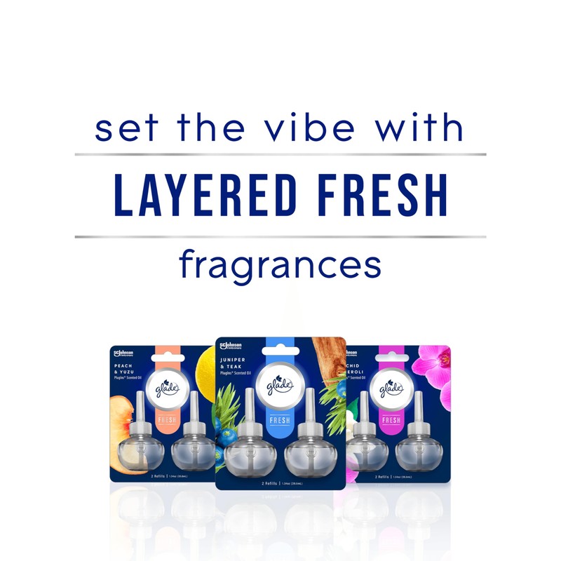 Glade PlugIns Refills Air Freshener, Scented and Essential Oils for