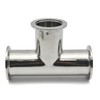 QiiMii SS304 Sanitary Vacuum Fittings - KF-40 Tri Clamp Tee