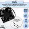 GOLDMAN SERVICE Axial Fan for Fireplace Cassette Insertable High Temperature