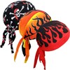 Lobimelan 3 Pcs Doo Rags for Men Skull Cap Breathable
