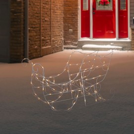 Northlight 48" Lighted Sleigh Outdoor Christmas Decoration