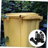 Ciieeo Trash Can Lid Hinged Pins 240L Plastic Connecting Shafts