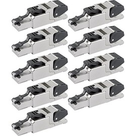 Telegärtner J00026A2000 Field Mounting RJ45 Connector for AWG24/1-AWG22/1 AWG27/7-AWG22/7 (9, 1 Plug)