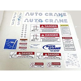 Auto Crane Decal KIT 3203PRX B