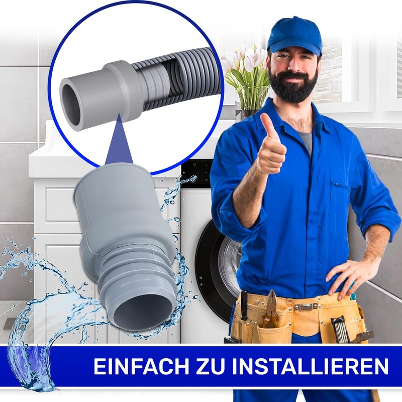 Washing Machine Drain Hose Adapter Diameter 22 mm for Washing