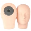 RekiLife Mannequin Head Practice Face Mannequin Training Esthetics Massage Makeup