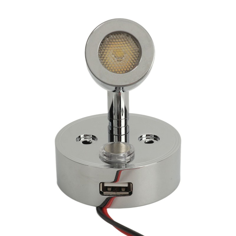 DC 10‑30V RV Reading Lamp Touch Control Adjustable Brightness Interior