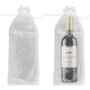 pson 12Pcs 5.9 x 15 Inch Organza Wine Bags, Sheer