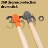 Frienda 8 Pieces Drum Stick Silent Tip Drum Quiet Sticks
