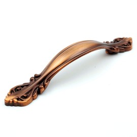 Jetland Cabinet Hardware Handle Pull - 5-Pack, Coffee Brown, 2-1/2" (64mm) Hole Centers, PW8803K64