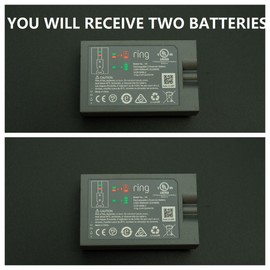 Ring 2x New Genuine Rechargeable Battery V4 Ring Video DoorBell 2, 3 4 Quick Release