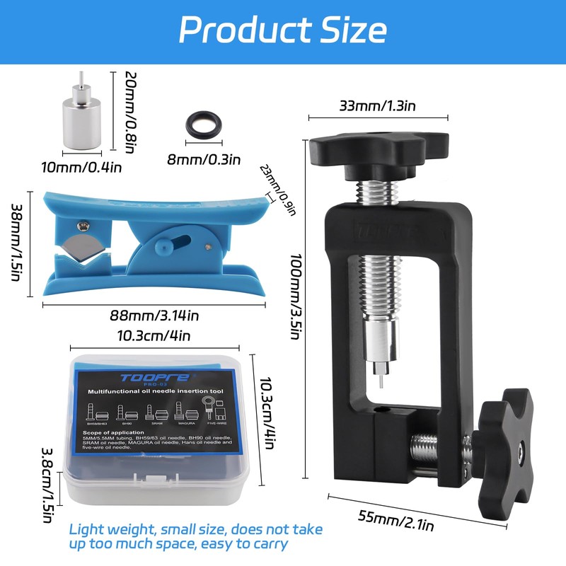 BEASAFY Needle Driver Insertion Tool, Bicycle Hydraulic Hose Tool, Bicycle