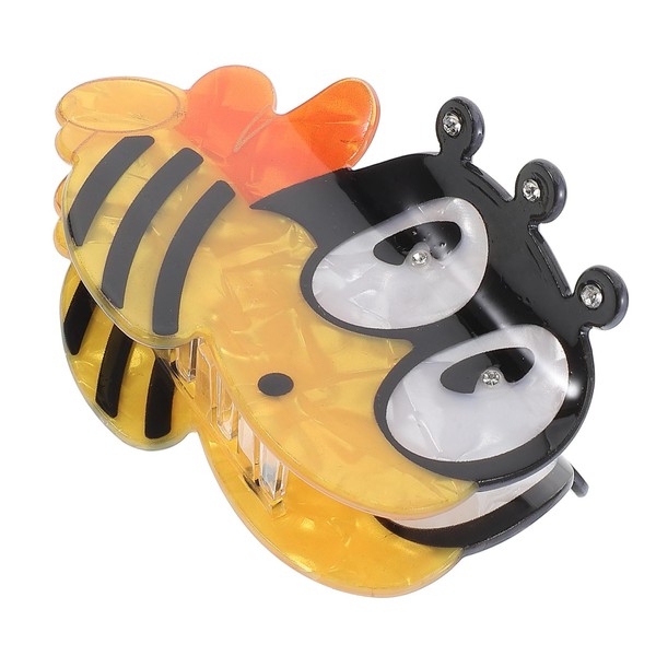 SAFIGLE Cute Honeybee Claw Clip for Women and Funny Cartoon