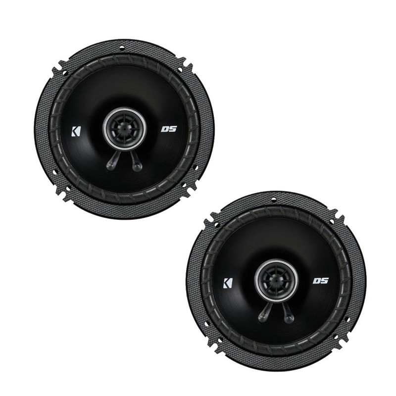 KICKER DSC650 6.5-Inch (160-165mm) Coaxial Speakers, 4-Ohm Bundle