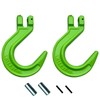EGV 2 Pack 3/8" G80 Clevis Foundry Hook, 7055 LBS