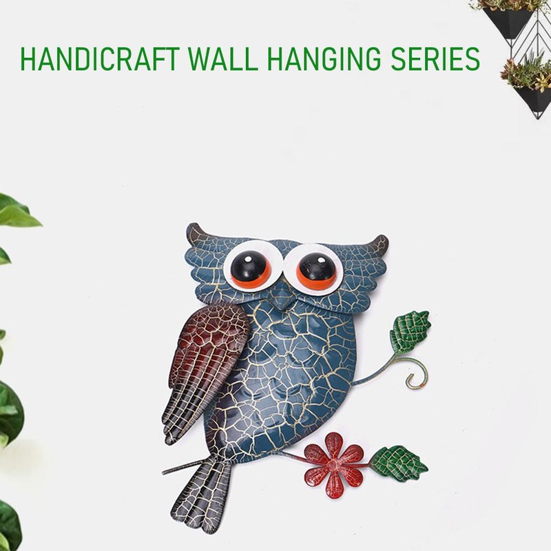 Owl Metal Wall Sculpture Metal Animal Wall Hanging Statue Owl
