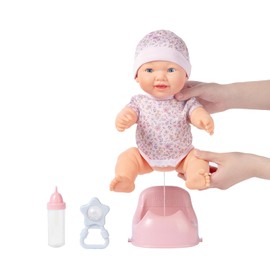Mother Love Dolls 15 Inches,Baby Doll Potty Time – Interactive Baby Dolls That Pees with Drinking and Potty Training Doll,with Feeding Toy, for 3+ Year Old Girls and Boys Gifts, Pretend Play