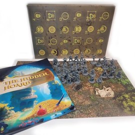 2024 RPG Advent Calendar - 30+ Unpainted Miniatures, 5E Compatible Quest, Battle Mat & Bases, Perfect DnD Advent Calendar & Gift for Dungeon Masters & TTRPG Players