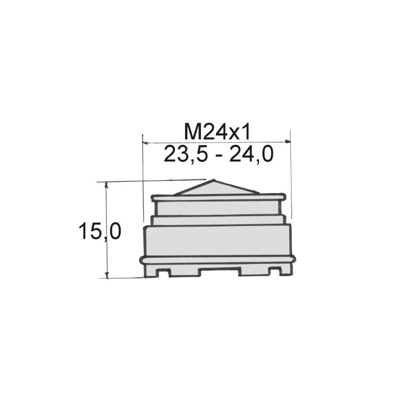 Cache Cascade STD; A M24x1 Aerator Mixing Nozzle Aerator Loose