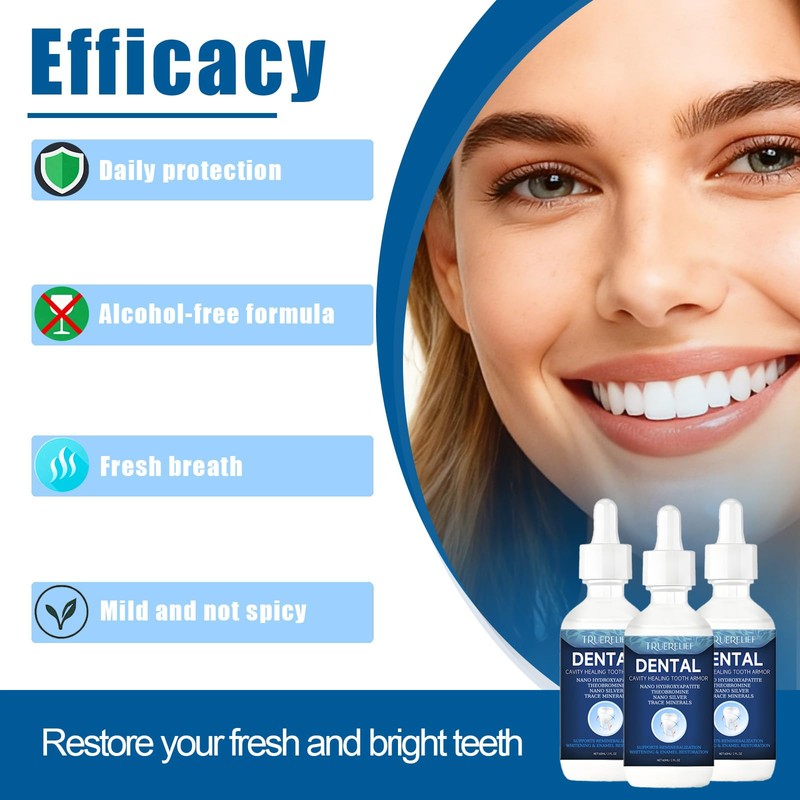 Advanced Enamel Repair Liquid with Nano Hydroxyapatite & Theobromine, Remineralizing