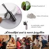 abooxiu Cylinder Urn Necklace for Ashes Cremation Jewelry/Keychain for human