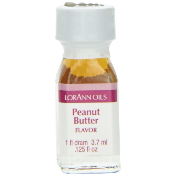 LorAnn Peanut Butter SS Flavor, 1 dram bottle (.0125 fl oz - 3.7ml - 1 teaspoon)- 12 Pack