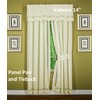 Today's Curtain, Hellina Tapework Panel Pair 84", Ecru, 4-Piece-Set, 80"