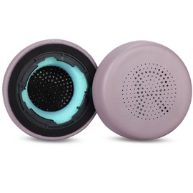 TaiZiChangQin Go Lux Earpads Replacement Compatible with JLab Go Lux ANC Wireless Headphones Ear Pads Ear Cushions Protein Leather High-Density Foam Mauve