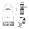 Grill Probe Clip Holder - Barbecue Temp Clip Stainless Steel