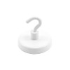 Ferrite White Painted Clamping Magnet with M6 Hook for Hanging,