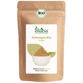 Organic Ashwagandha Powder 500 g, Indian Ginseng in Raw Food Quality and Vegan, Ground Sleepberry 100% No Additives