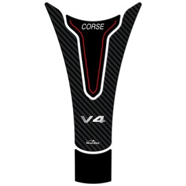 Resin Bike Motorcycle 3D Stickers Compatible with Ducati Panigale V4 and V4S 2018-2022. Tank Protector Protection from Impact and Scratches. Resin Sticker - Made in Italy