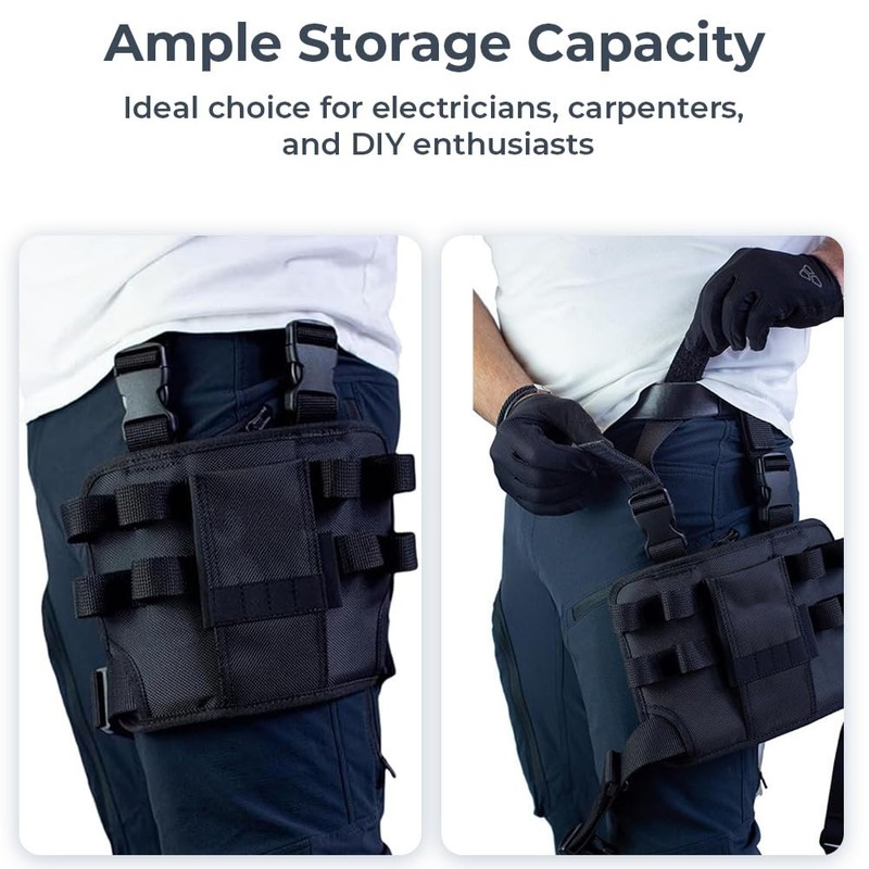Aramola Leg Tool Pouch, Electrician Tool Pouch for Men, Multifunction