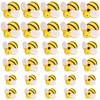30pcs Small Resin Bees, Tiny Mini Plastic Flat Back Bumble