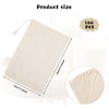 100 Pieces Cheesecloth Bags for Straining Reusable Tea Filter Bags