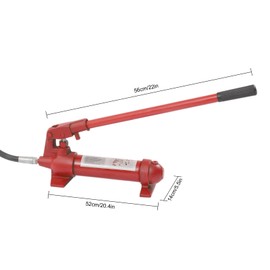 KONKENIE 12/6 Ton Porta Power Hydraulic Jack Autobody Frame Repair Power Kit Hydraulic Jack Ram Auto Shop Tool Lift Ram for Loadhandler Truck Bed Unloader Farm Red (6T/15Pcs)